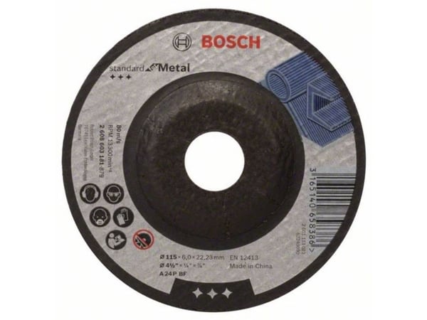Bosch RUUVIHARAVA METALLI 115X6MM CUT STD