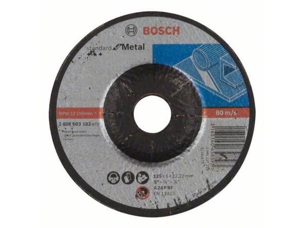 Bosch RUUVIHARAVA METALLI 125X6MM CUT STD