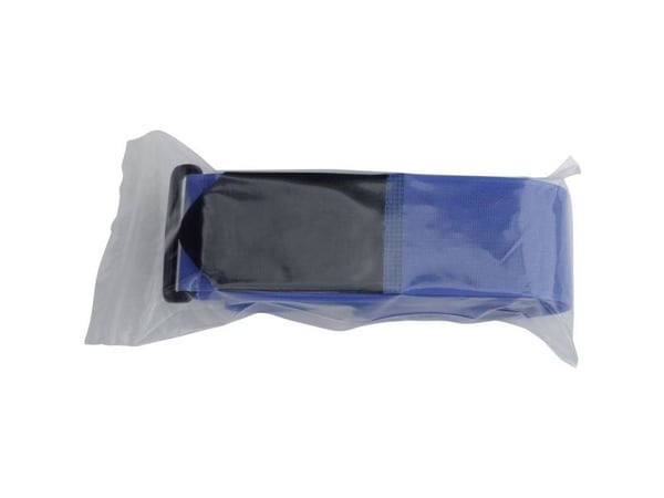 TRU COMPONENTS 922-0426 kardborreband bagageband med statisk loop blå 1 st