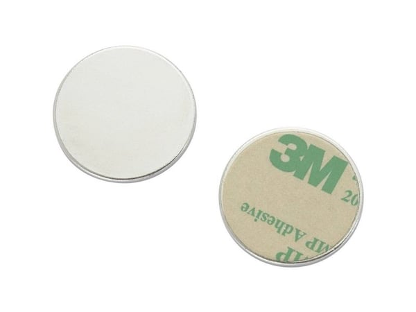 TRU COMPONENTS N35-2502 magnetpute sølv (Ø) 25 mm, 1 stk