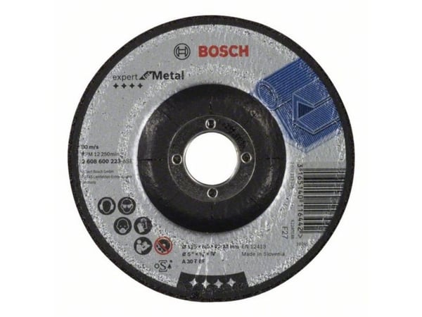 Bosch SKRUBSKIVE 125X6MM METALLI K30