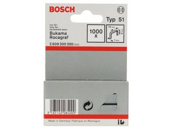 Bosch CLAMP TYPE 51 6/10MM 1000 st