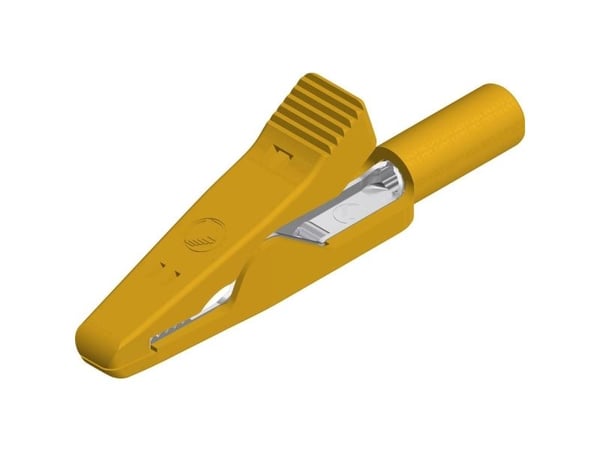 SKS Hirschmann MA 2 VA Trykterminal Tilslutning 2 mm CAT I Gul