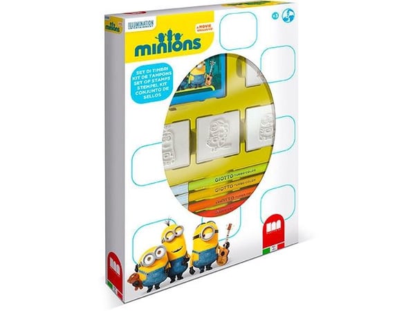 Minions med flere trykk, Stempelsett for barn, 3 år, Giftfri, Flerfarget Minions med flere trykk, Stempelsett for barn, 3 år, Giftfri, Flerfarget