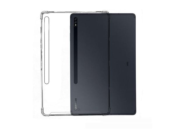 eSTUFF - Baksidedeksel for nettbrett - termoplast-polyuretan (TPU) - blank - for Samsung Galaxy Tab S7