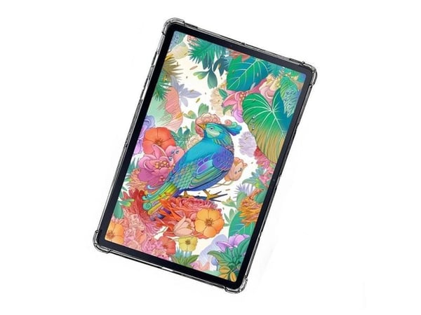 eSTUFF - Baksidedeksel for nettbrett - termoplast-polyuretan (TPU) - blank - for Samsung Galaxy Tab S7