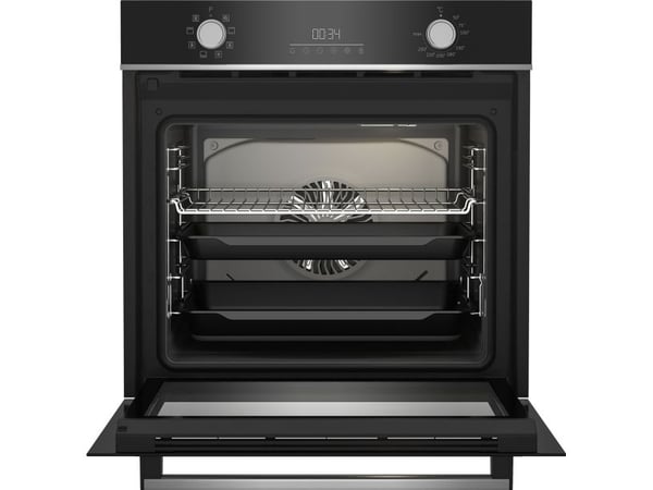 Beko BBIM13300XM, Medium, Elektrisk ovn, 72 l, 72 l, Hydrolytisk, 4 hyller