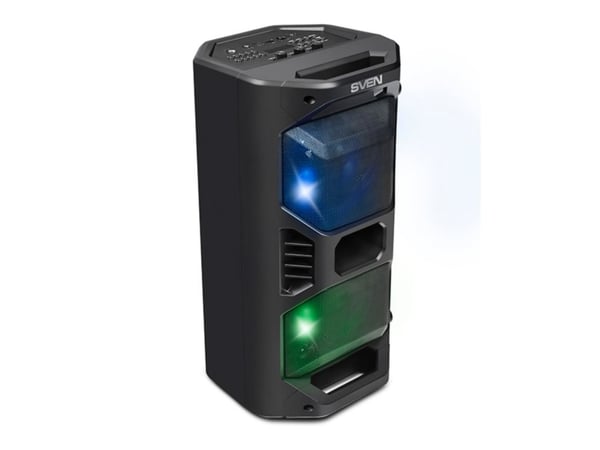 SVEN PS-600, 50 W, 45 - 22000 Hz, Ledning & Trådløs, Bærbar monohøyttaler, Svart, Rotasjon
