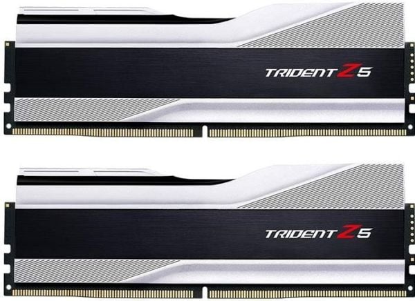G.Skill Trident Z5 - DDR5 - sett - 32 GB: 2 x 16 GB - DIMM 288-pin - 6000 MHz / PC5-48000 - CL30 - 1.35 V - ikke-bufret - ikke-ECC - metallic sølv