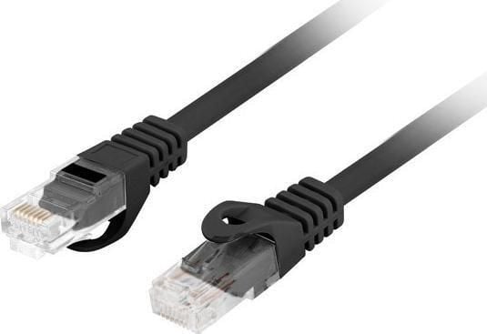 Lanberg PCU6-10CU - Koblingskabel - RJ-45 (hann) til RJ-45 (hann) - 5.4 mm - UTP - CAT 6 - halogenfri, formstøpt, uten hindringer - svart - for P/N...