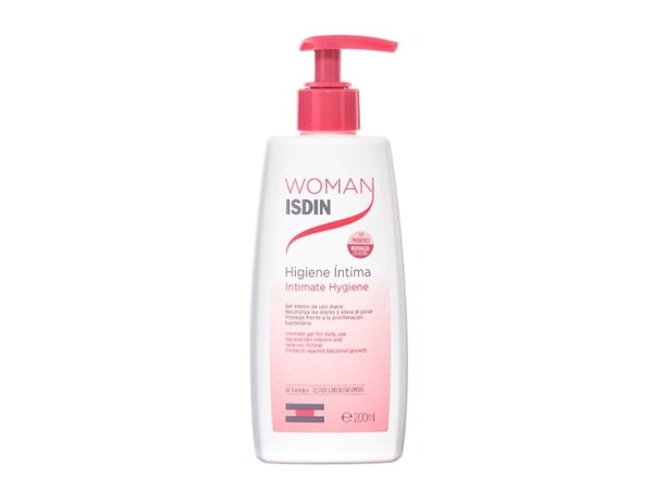 ISDIN WOMAN Intimate Hygiene 200 ml - beskytter mot ytre mikrobiologisk påvirkning og irritasjon