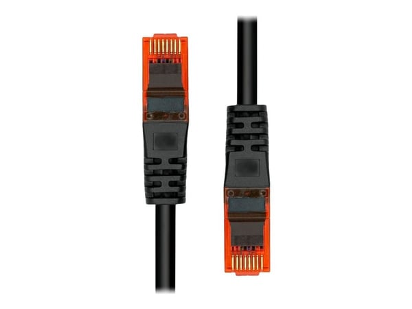 ProXtend - Koblingskabel - RJ-45 (hann) til RJ-45 (hann) - 20 m - 5 mm - UTP - CAT 6 - IEEE 802.3af - med støvel, uten hindringer, flertrådet - svart