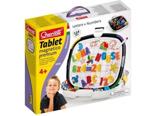 PREMIUM MAGNEETTITAULU SUURET KIRJAIMET, NUMEROT, MUODOT 124 EL. + 8 EL.