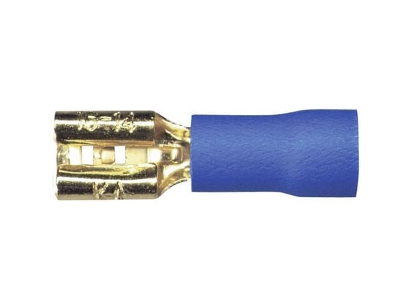 Sinuslive bil-hifi plastsett 10 stk. 2,5 mm² 4,8 mm forgylt