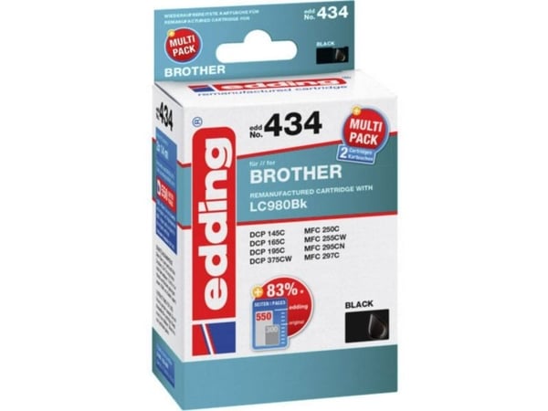 Edding EDD-434, 14 ml, 2 stykker, Enkeltpakke