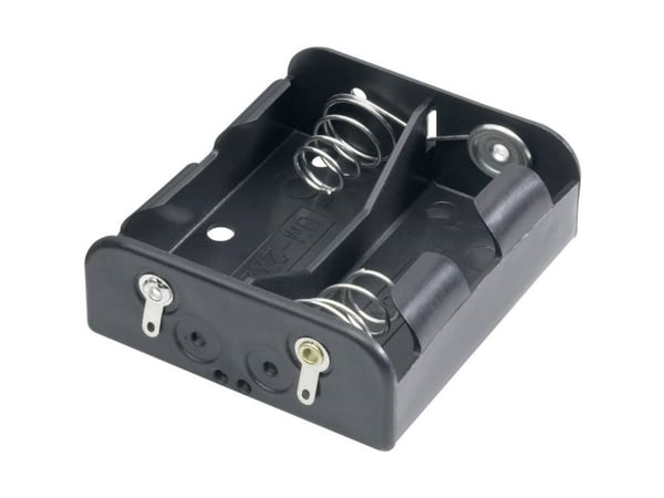 Goobay 45834 batteriholder for 2 R14 med loddetilkobling (L x B x H) 62 x 56 x 23 mm