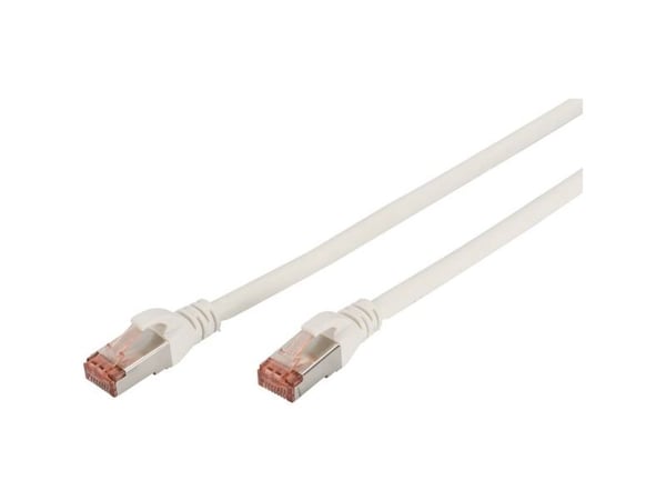 DIGITUS Professional - Koblingskabel - RJ-45 (hann) til RJ-45 (hann) - 50 cm - SFTP - CAT 6 - IEEE 802.3 - halogenfri, formstøpt, uten hindringer -...