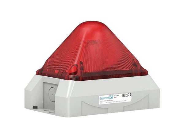 Pfannenberg Signalpære LED PY L-M 10-60 DC RD 7035 21553815055 Rød Blitzlys, Konstant lys, Blinklys 24 V/DC