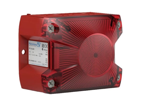Pfannenberg Salamavalo Xenon PY X-S-05 24 DC RD M12 3000 21510805100 Punainen salamavalo 24 V/DC 24 V/DC