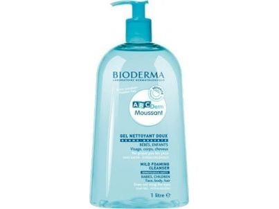 Bioderma ABCDerm Foaming Gel, Dusjsåpe, 1000 ml, Barn, Unisex, Kropp og ansikt, Normal hud