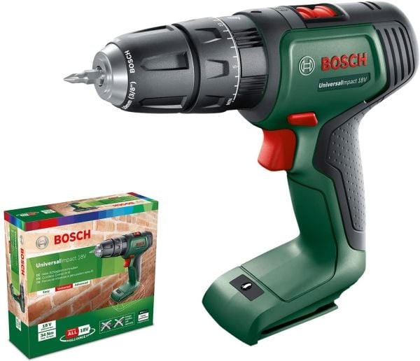 Bosch AKKUSLAGBOREMASKINE UNI IMPACT 18V SOLO - SOLO
