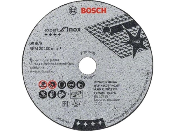 Bosch LEIKKUUSAKSET EXP INOX 76X1X10MM 5 KPL 5 KPL