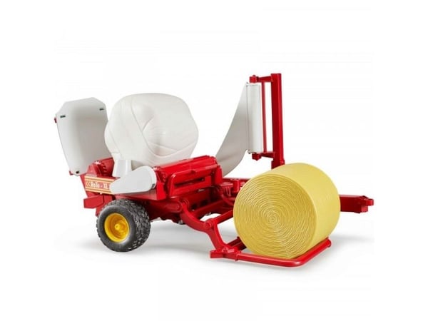 Bruder Bale wrapper with round bales toy
