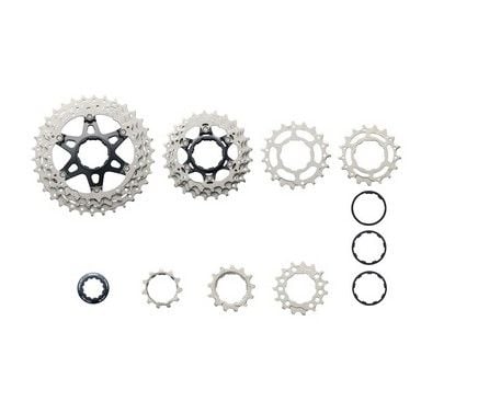 Shimano CS-HG800-11, Kassett, Landeveissykkel, Rustfritt stål, Svart, Grå, 335 g