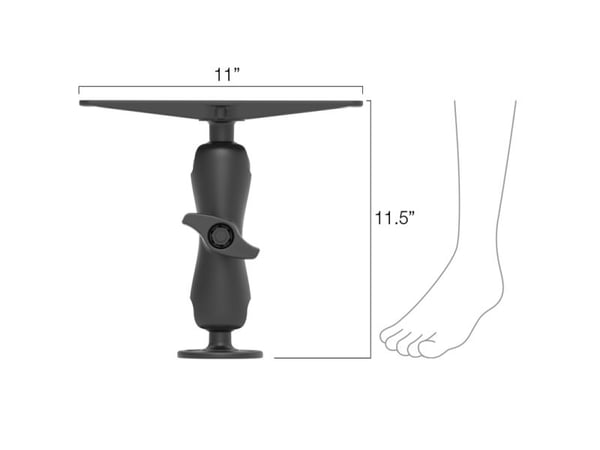 RAM Mounts RAM-D-111U, 2,03 kg, 279,4 mm
