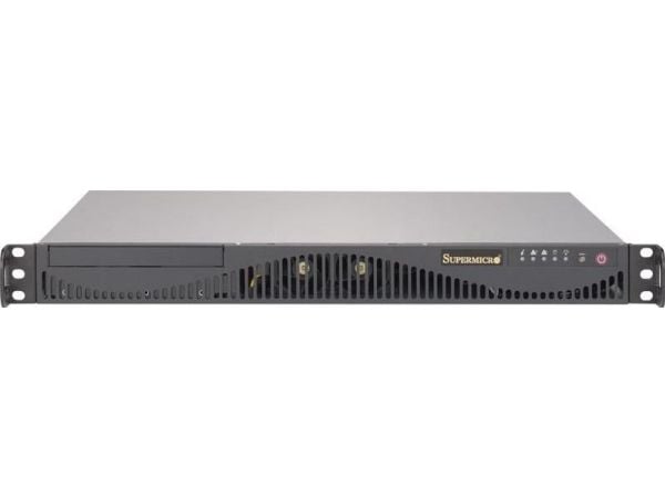 Supermicro SC512 F-350B1 - Rackmonterbar 1U - ATX 350 watt - svart