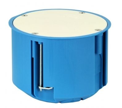 Simet installationsdosa PV80 för tomma väggar med ihopkopplat lock 80mm - 32087203