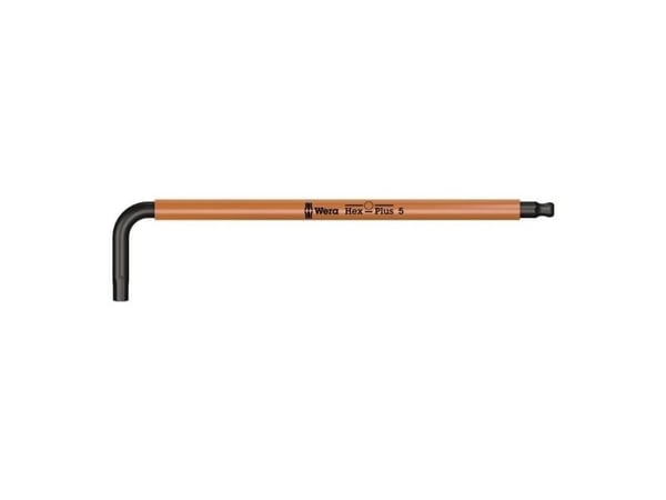 Wera 05022610001, L-formet hexnøkkel, Metrisk, 1 stykker, 5 mm, CE, GS, DVE, 15,4 cm