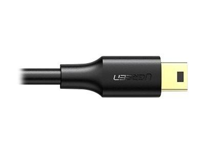 Ugreen - USB-kabel - USB (hann) til mini-USB type B (hann) - USB 2.0 - 2 A - 2 m - svart