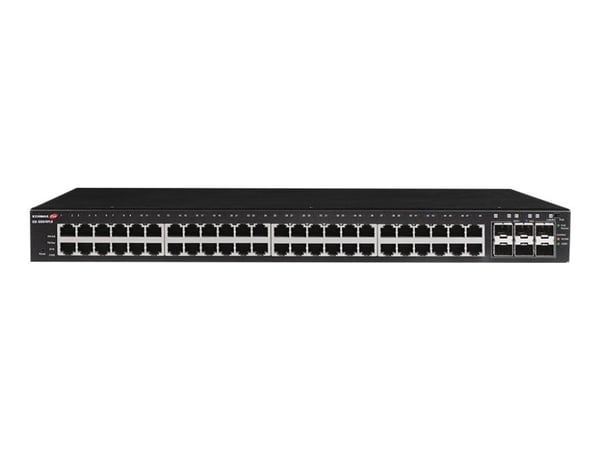 Edimax Pro GS-5654PLX - Switch - smart - 48 x 10/100/1000 (PoE+) + 6 x 10 Gigabit SFP+ (opplenke) - rackmonterbar, stasjonær - PoE+ (400 W)