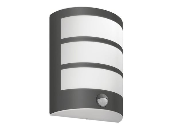 Philips Python - Vegglampe - LED - 6 W - kjølilg hvitt lys - 4000 K - antrasitt