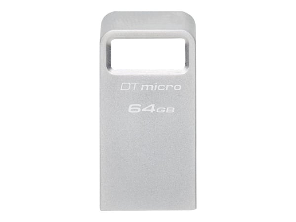 Kingston DataTraveler Micro - USB flash-enhet - 64 GB - USB 3.2 Gen 1