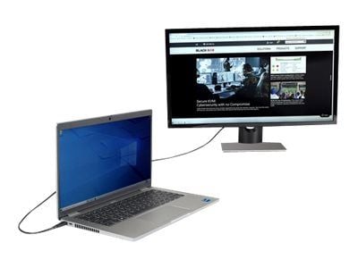 Black Box - Adapterkabel - USB-C (hann) til DisplayPort (hann) - Displayport 1.2/Thunderbolt 3 - 91.4 cm - 4K 60Hz støtte