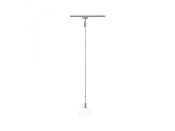Paulmann 96972, Fleksibel montering, Kromfarget, Opal, Glass, Metall, Tekstil, Rund, Matte
