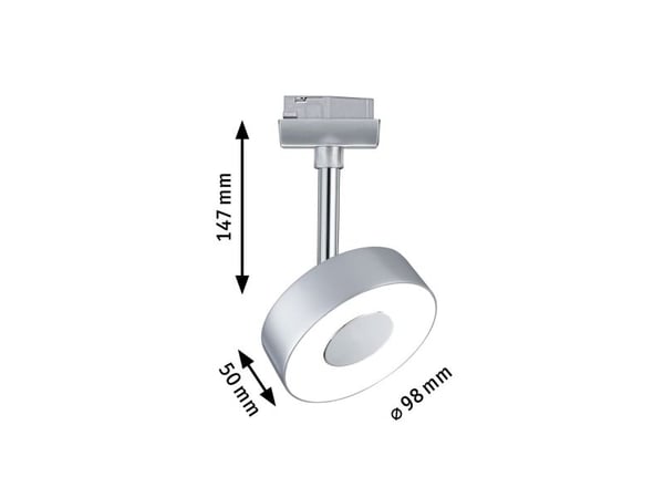Paulmann 96799, Spotlight på skinne, Ikke-utskiftbare pærer, 3 ampuller, LED, 5 W, 4000 K
