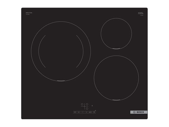 Bosch Serie | 4 PUE611BB5E - Induksjonskomfyrtopp - 4 plater - Nisje - bredde: 56 cm - dybde: 49 cm - uten ramme - svart