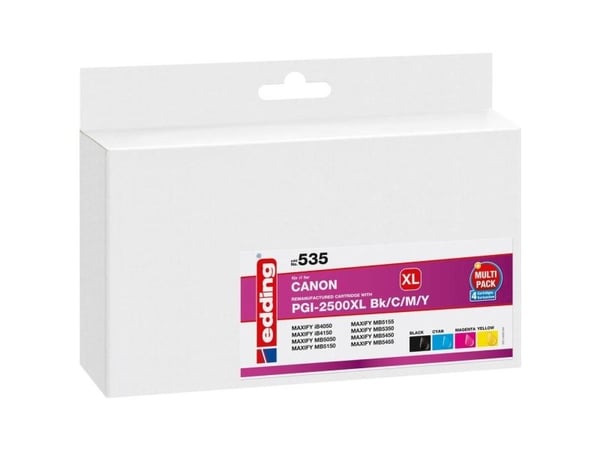 Edding EDD-535, 72 ml, 20 ml, 4 kpl, Monipakkaus