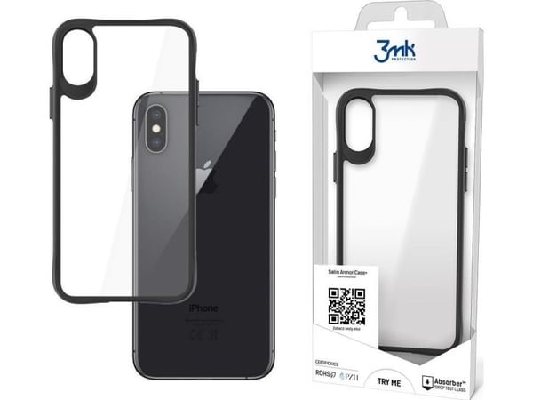 3MK 3MK SatinArmor+-deksel for iPhone X/Xs militærklasse