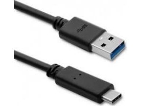 Qoltec - USB-kabel - USB-C (hann) til USB-type A (hann) - USB 3.1 - 1.8 m - svart