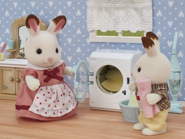 Sylvanian Families -pesukone ja imuri