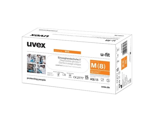Uvex u-fit, Blå, Voksen, Voksen, Unisex, Sprutsikker, 100 stykker