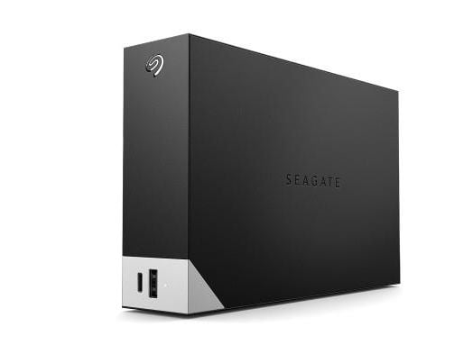 Seagate One Touch with hub STLC6000400 - Harddisk - 6 TB - ekstern (stasjonær) - USB 3.0 - svart - med Seagate Rescue Data Recovery