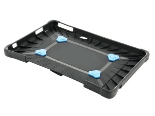 Mobilis PROTECH - Baksidedeksel for nettbrett - robust - forsterket, med stativ + 360° roterende håndstropp - svart - for Zebra ET51, ET56