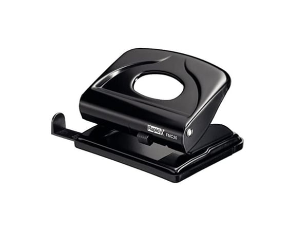 Rapid Hullemaskin FMC20 2hull/20ark, 20 ark, Svart, 8 cm, A6