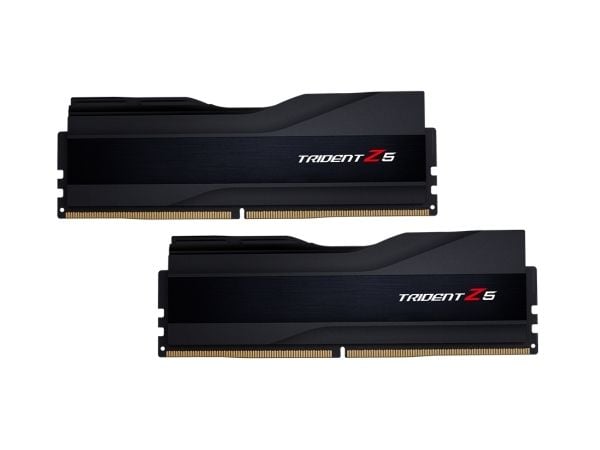 G.Skill Trident Z5 - DDR5 - sett - 32 GB: 2 x 16 GB - DIMM 288-pin - 6000 MHz / PC5-48000 - CL30 - 1.35 V - ikke-bufret - ikke-ECC - matt svart