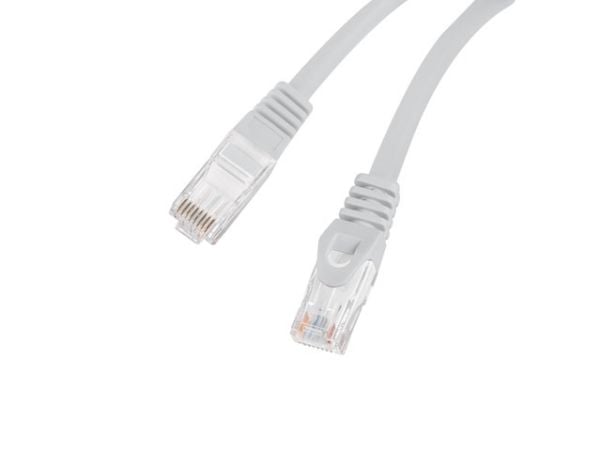 Lanberg PCU6-10CU - Koblingskabel - RJ-45 (hann) til RJ-45 (hann) - 5.4 mm - UTP - CAT 6 - halogenfri, formstøpt, uten hindringer - grå - for P/N: ...
